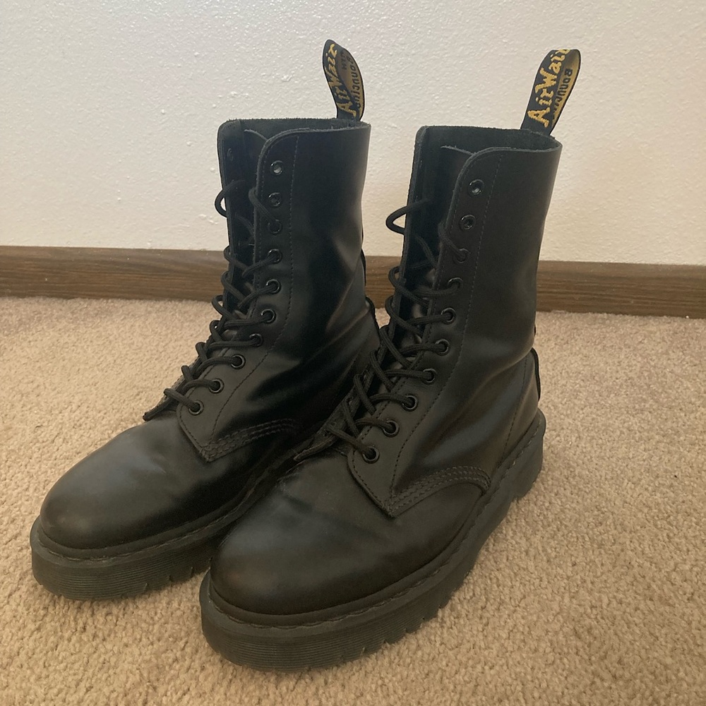 Dr. Martens 1490 10-eye Bex Boots in Black